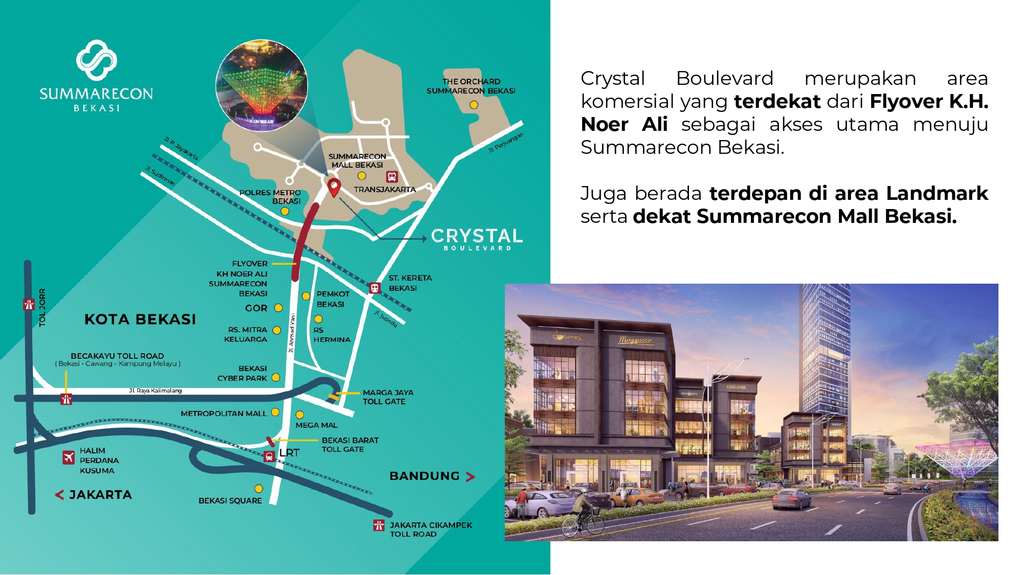 Peta Ruko Crystal Boulevard